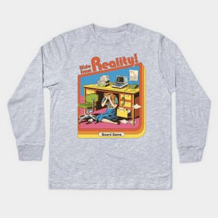 Hide From Reality Kids Long Sleeve T-Shirt